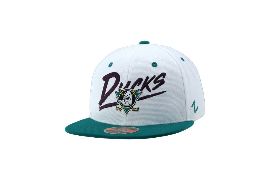 Mitchell & Ness Teal Anaheim Ducks Snapback Hat