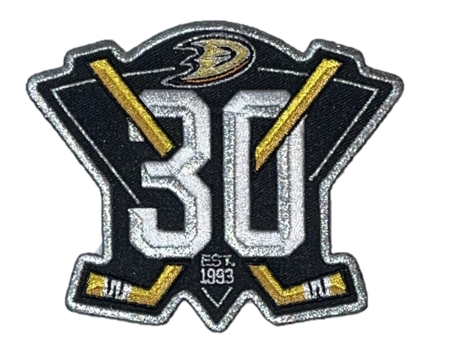 Anaheim Ducks] 30th anniversary patch revealed, as well as jersey