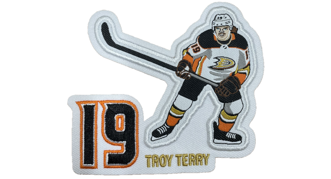 Terry #19 Road Player Patch