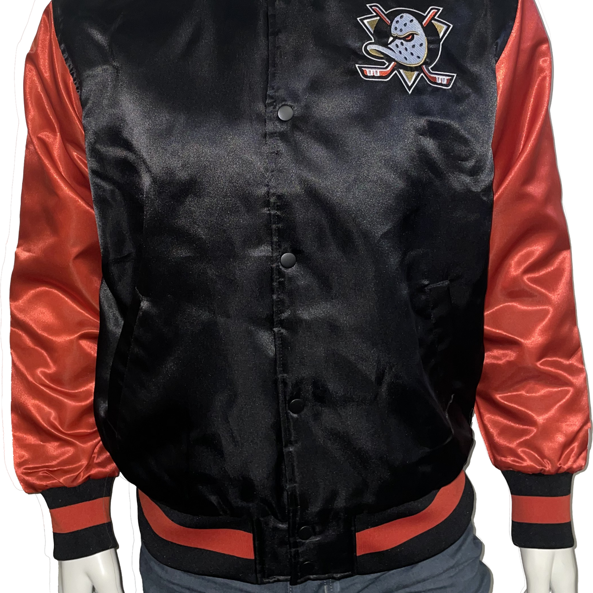 Round Here Two Tone Satin Jacket – Anaheim Team Store