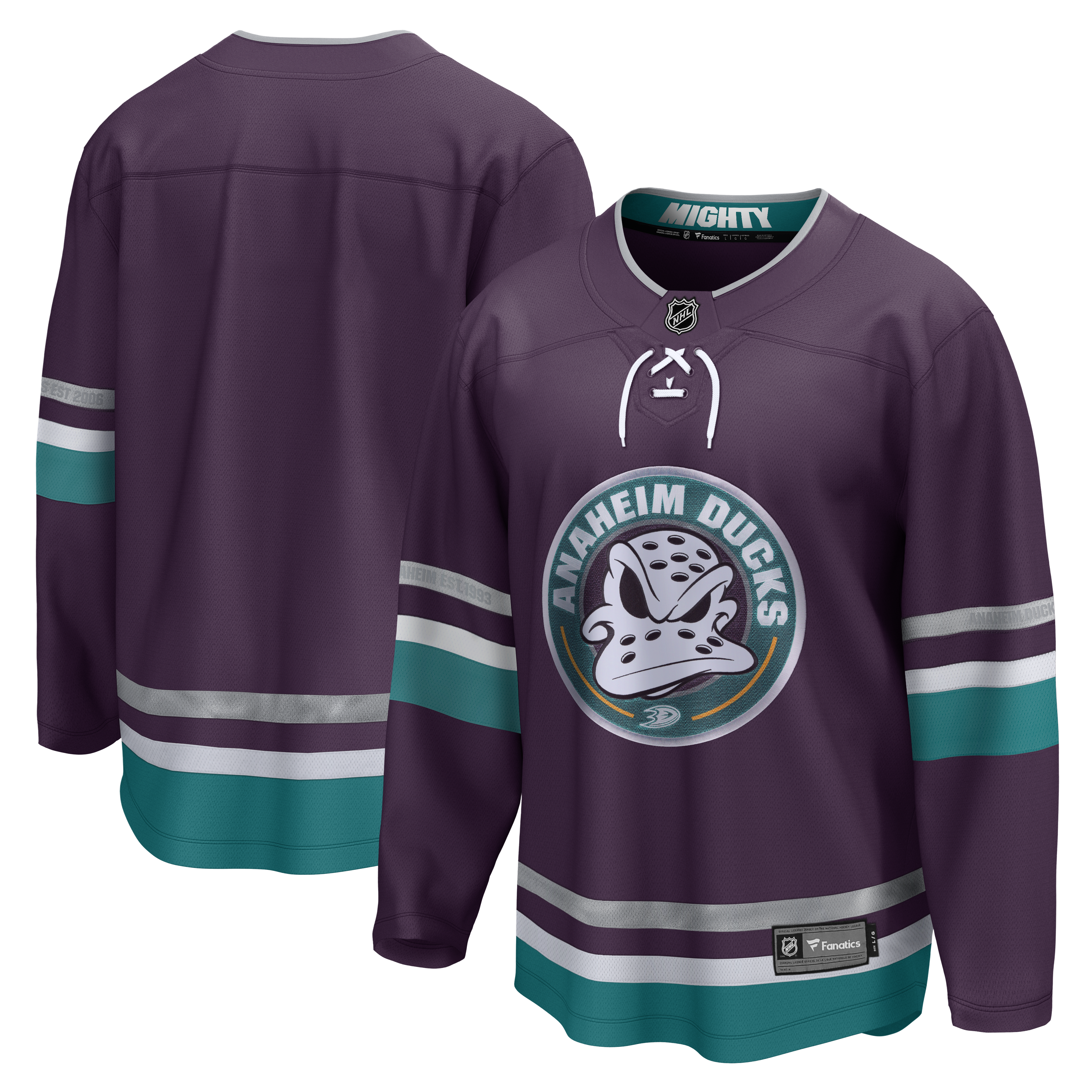 Anaheim mighty ducks jersey outlet