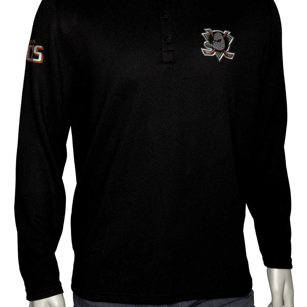 Sweat à Capuche Henley Noir Parish - Message "Leaders Never Follow" - Taille 2XL - Neuf Avec étiquettes