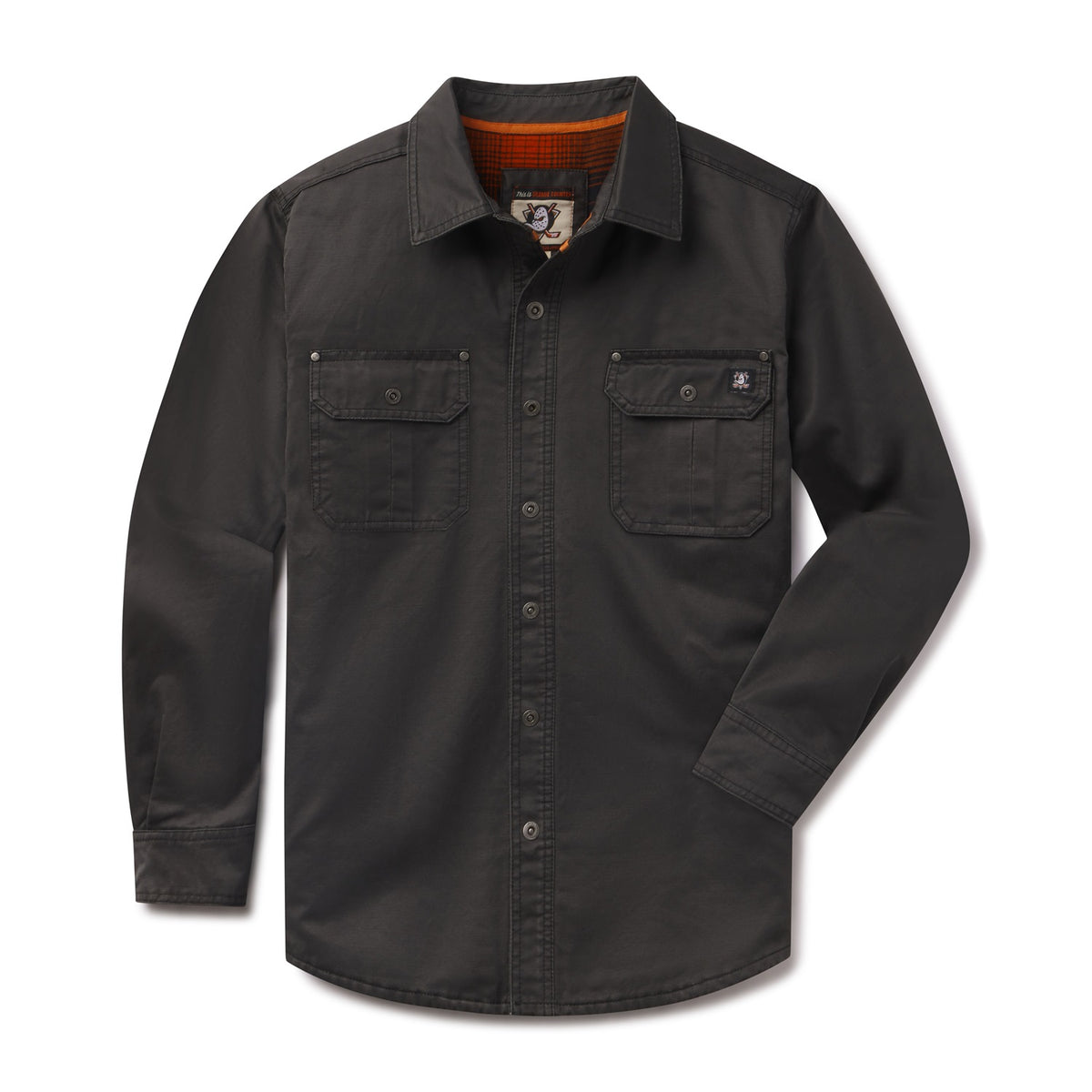 Button Flannel Lined Rugged Shirt Jacket Quealent Mens Flannel Lined Shirt Jacket Vintage Snap Button