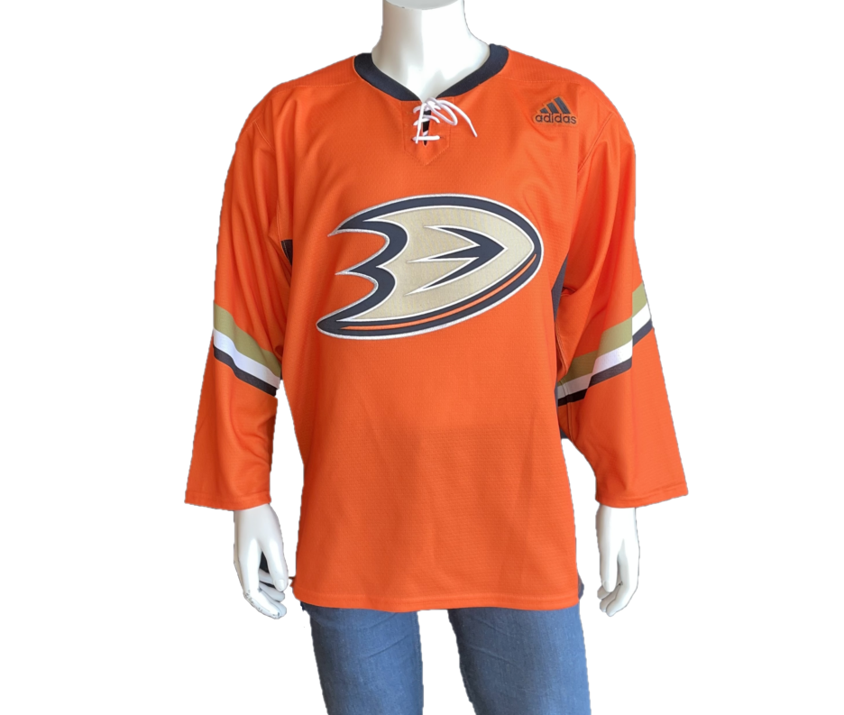 Orange mighty ducks on sale jersey