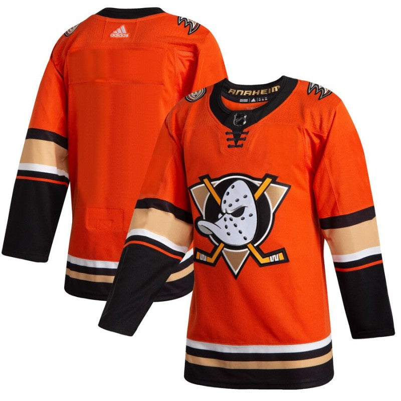 Personalized NHL Men's Anaheim Ducks 2022 Orange Alternate Jersey