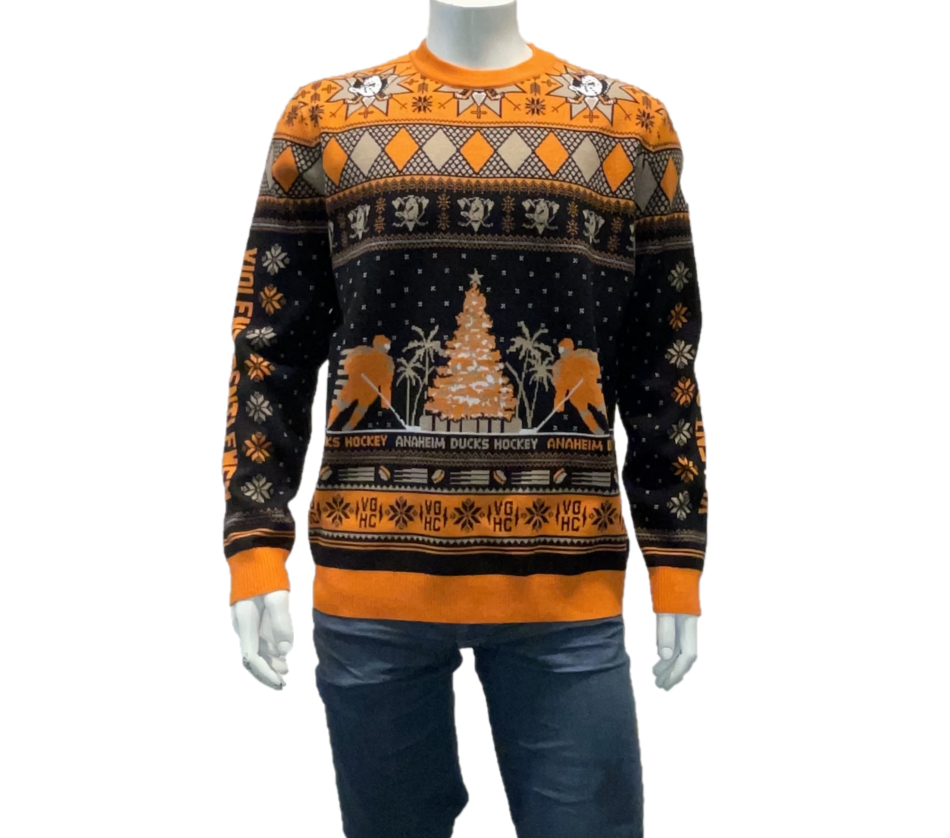 Anaheim Ducks Hockey Custom Ugly Christmas Sweater - EmonShop - Tagotee