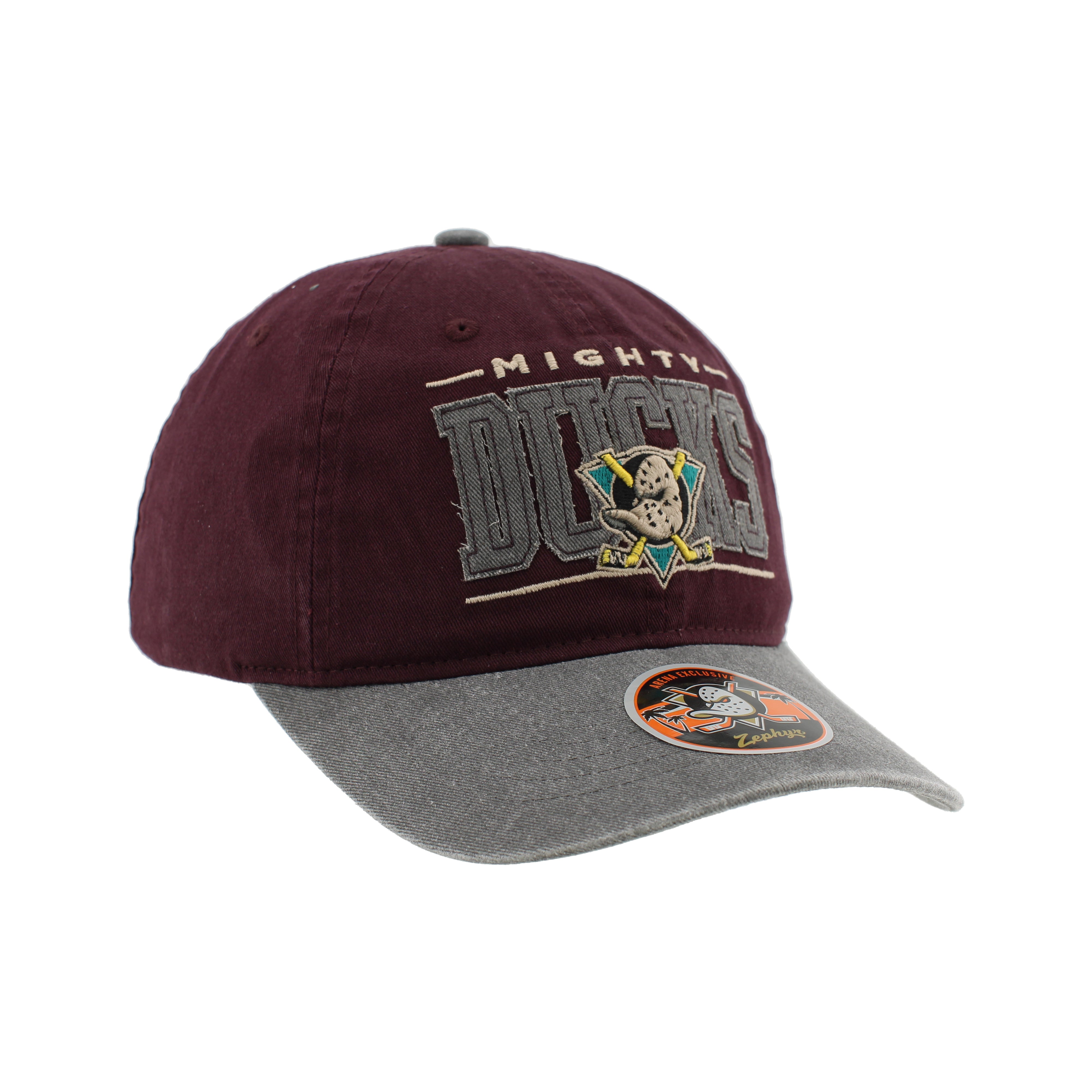 レア美 MIGHTY DUCKS アナハイム ビンテージ キャップ 90’s Vintage Anaheim Mighty Ducks Twins Snapback Hat Cap 90s NHL