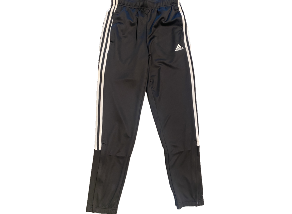 Adidas stripe track pants discount