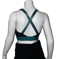 Load image into Gallery viewer, MD Teal Criss Cross Sports Top
