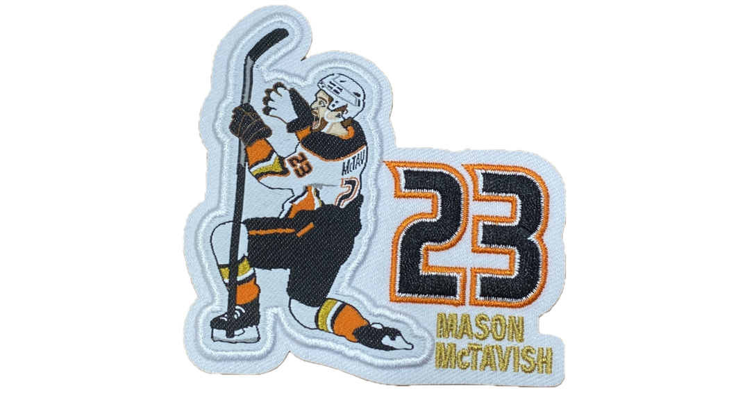 McTavish #23 Road Player Patch