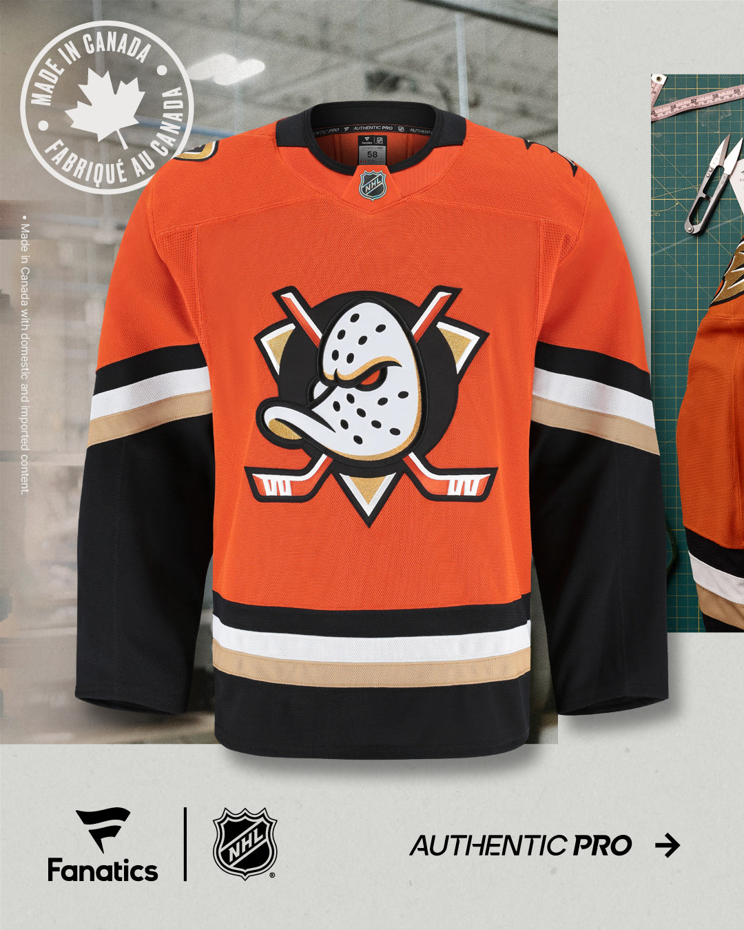 Anaheim ducks sweater jersey on sale