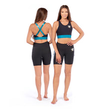 Load image into Gallery viewer, MD Teal Criss Cross Sports Top
