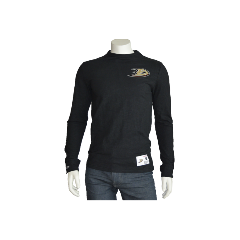 D Logo Slub Knit LS Tee