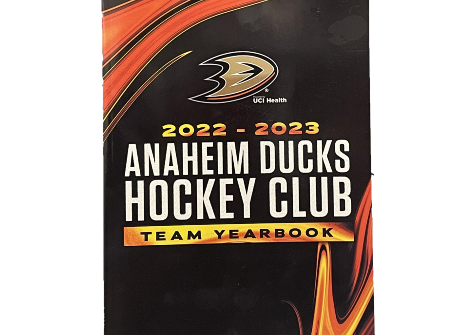 22/23 Anaheim Ducks Team Yearbook